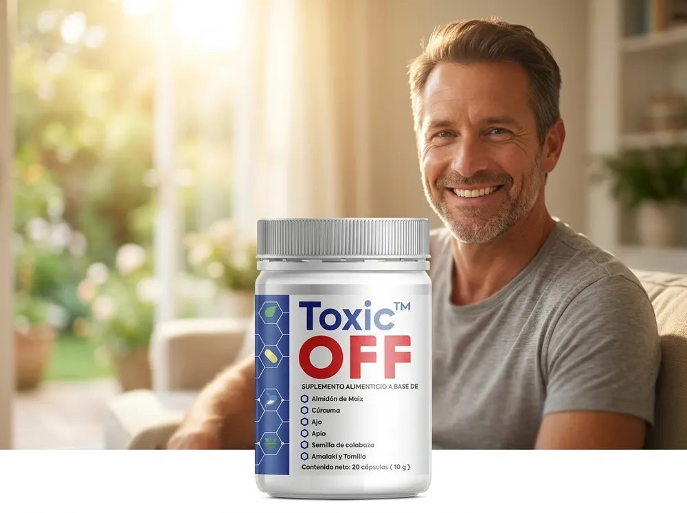 Adulto satisfecho con Toxic OFF