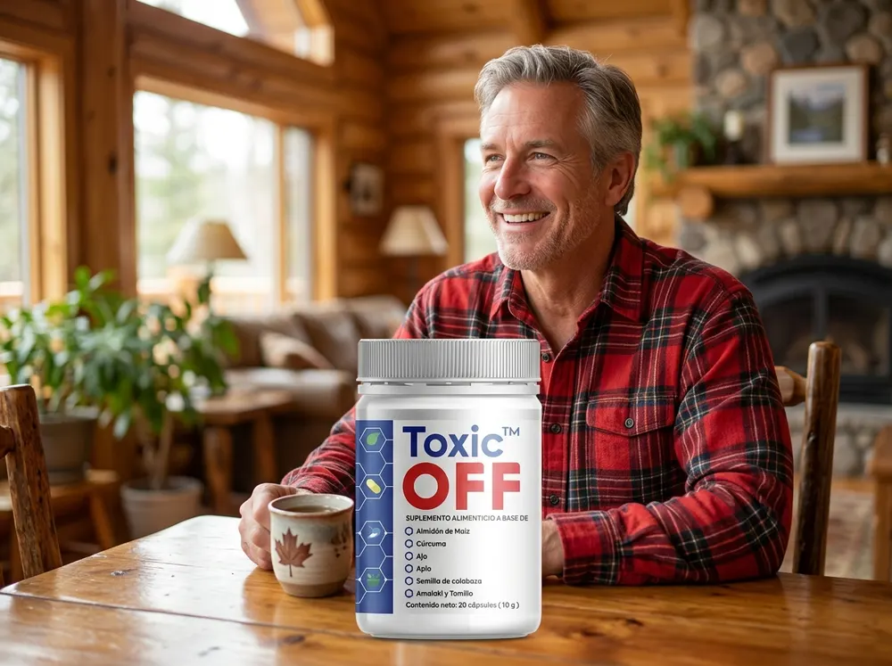 Adulto satisfecho con Toxic OFF