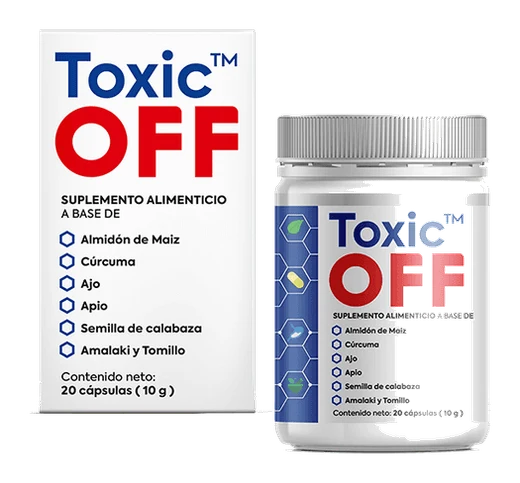 Toxic OFF — suplemento antiparasitario natural